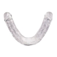 Прозрачный двусторонний фаллоимитатор Infinity - 33,5 см.