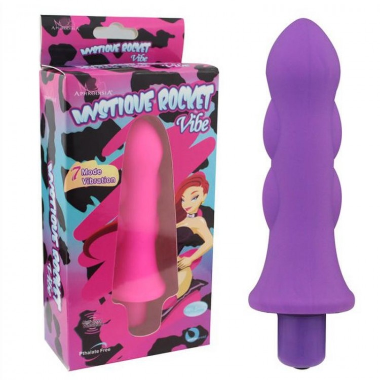 Фиолетовый мини-вибратор Mystique Rocket Vibe - 12,7 см. Фиолетовый мини-вибратор Mystique Rocket Vibe - 12,7 см.