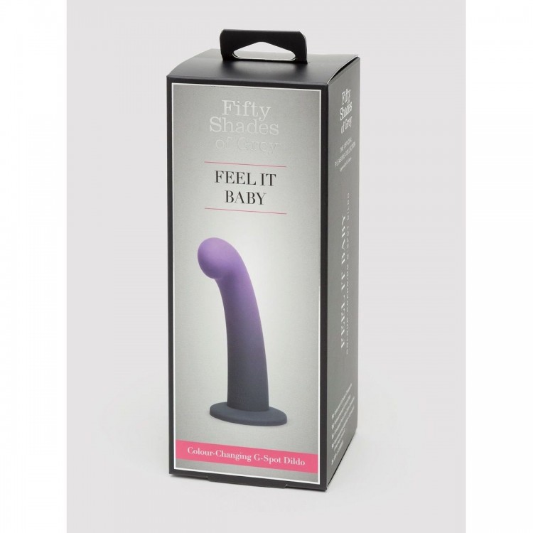 Фиолетовый, меняющий цвет фаллоимитатор Feel It Baby Colour-Changing Silicone G-Spot Dildo - 17,8 см. Фиолетовый, меняющий цвет фаллоимитатор Feel It Baby Colour-Changing Silicone G-Spot Dildo - 17,8 см.