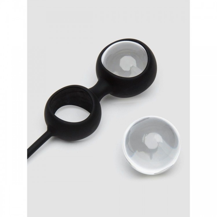 Черные вагинальные шарики Inner Goddess Glass Pleasure Balls 77g Черные вагинальные шарики Inner Goddess Glass Pleasure Balls 77g
