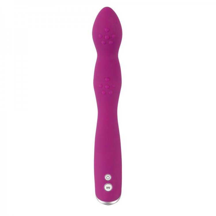 Фиолетовый вибратор A & G-Spot Vibrator - 23,5 см.