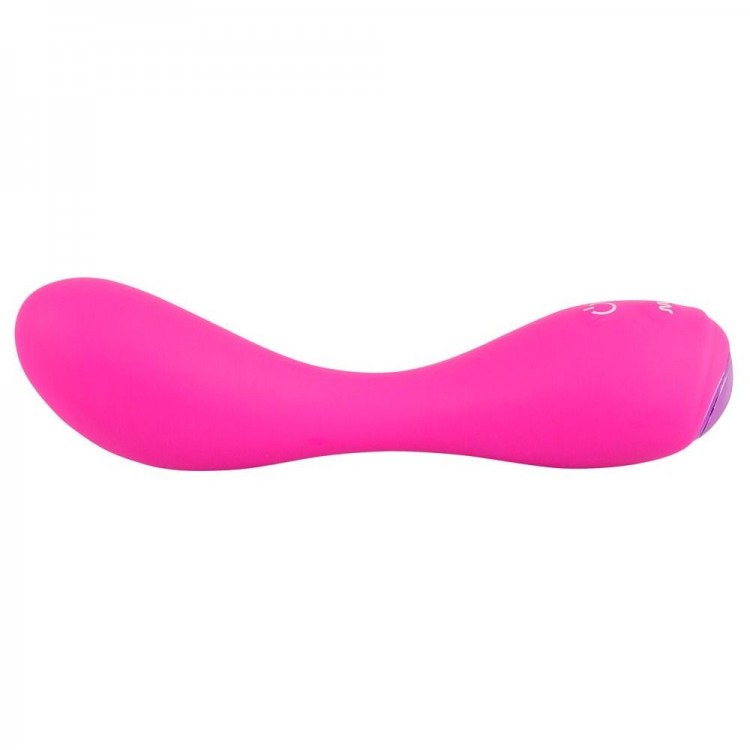 Розовый силиконовый вибратор G-Punkt-Vibrator - 16,7 см.