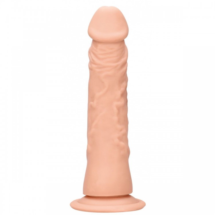Телесная поясная насадка с трусиками Realistic Dildo - 20 см.