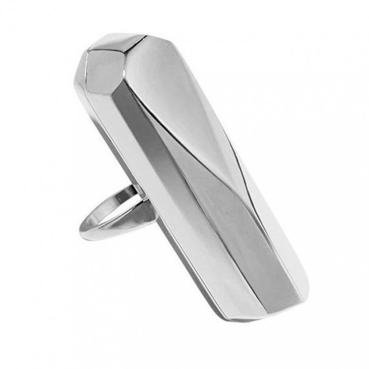 Серебристое кольцо-вибратор Palma Silver Size 6