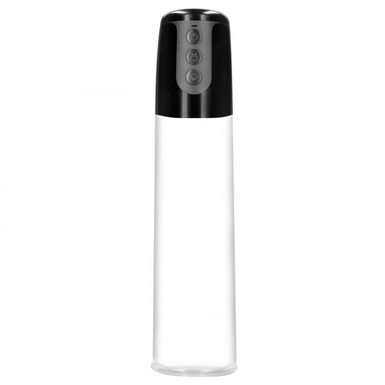 Автоматическая прозрачная вакуумная помпа Automatic Cyber Pump with Masturbation Sleeve