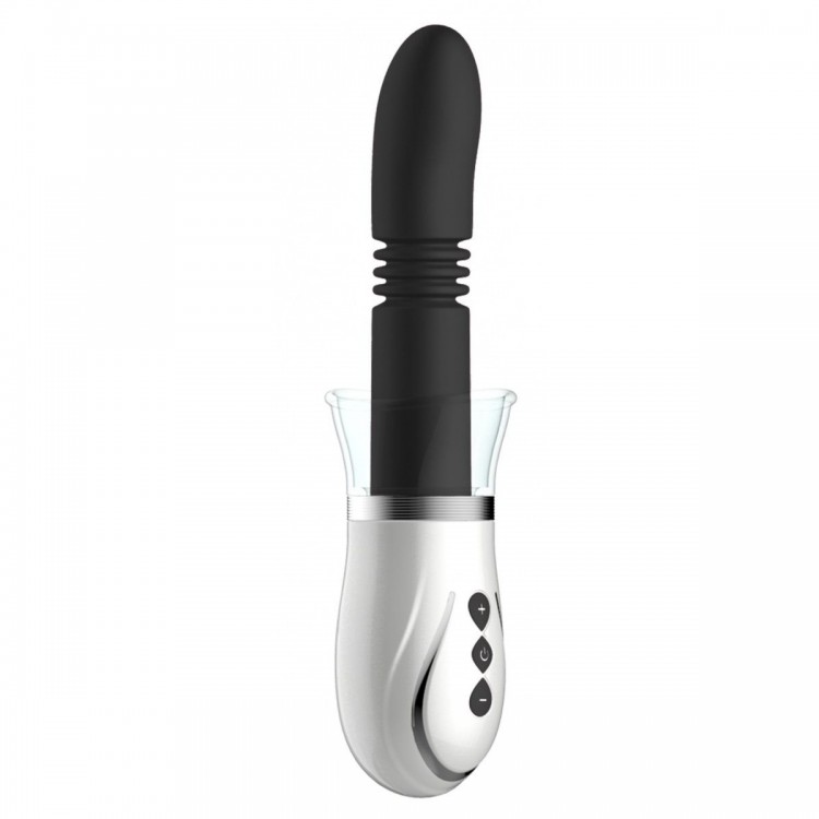 Черный набор Thruster 4 in 1 Rechargeable Couples Pump Kit
