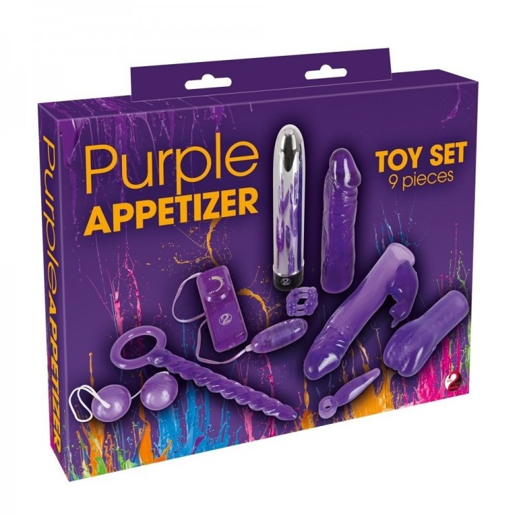 Фиолетовый вибронабор Purple Appetizer