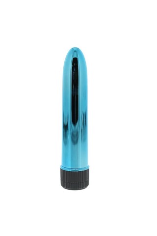 Голубой гладкий вибромассажёр KRYPTON STIX 5 MASSAGER M/S BLUE - 12,7 см.