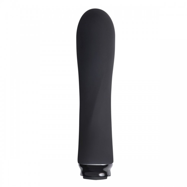 Черный мини-вибратор Compact Vibe Scarlet - 11 см.
