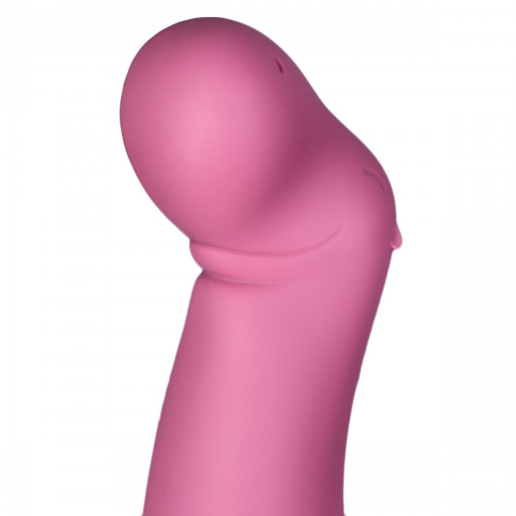 Вибратор Satisfyer Petting Hippo с загнутым кончиком - 22,9 см.