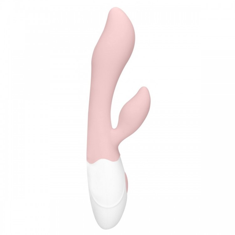 Розовый G-spot вибратор Sunset со стимулятором клитора - 20 см.
