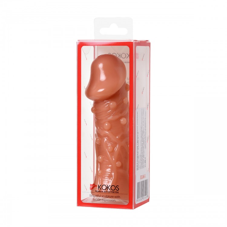 Насадка фаллического вида с венками и шишечками Extreme Sleeve 006 S-size - 12,7 см.