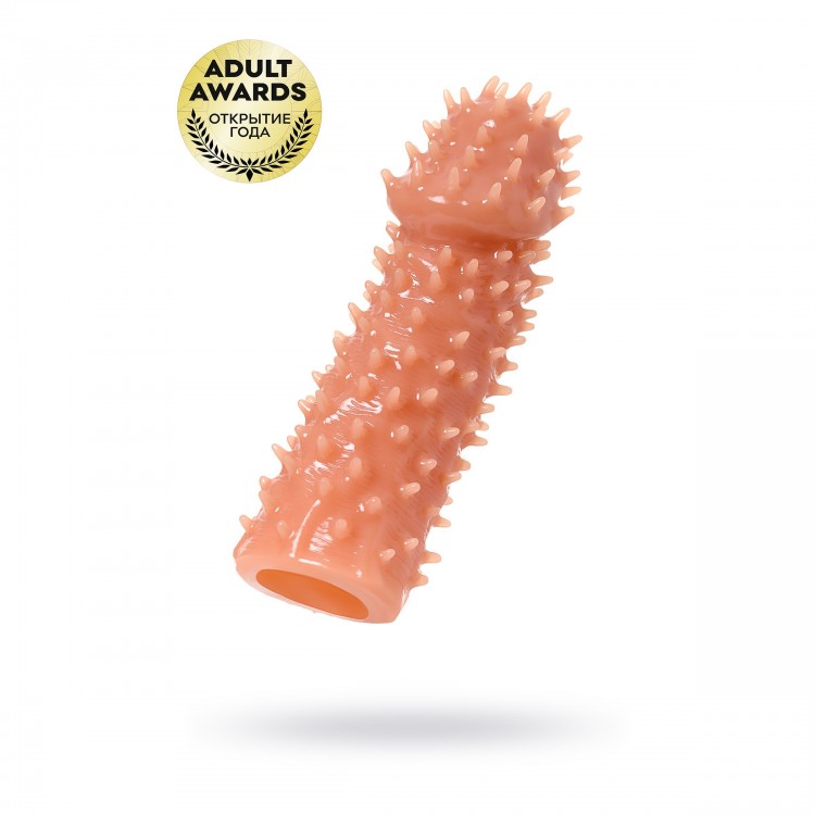 Насадка на фаллос с шипами Extreme Sleeve 007 S-size - 12,7 см.