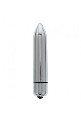 Серебристый мини-вибратор CLIMAX BULLET - 8,5 см.