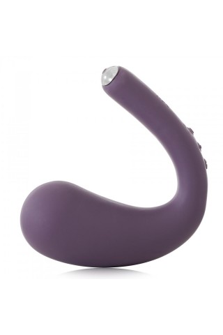 Фиолетовый вибратор Dua G-spot & Clitoral Wearable Vibrator - 17,8 см.