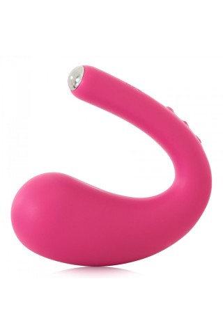 Ярко-розовый вибратор Dua G-spot & Clitoral Wearable Vibrator - 17,8 см.