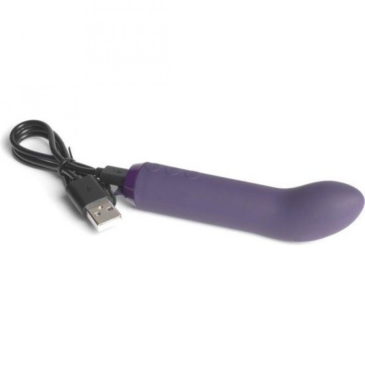 Фиолетовый мини-вибратор G-Spot Bullet - 11,4 см.