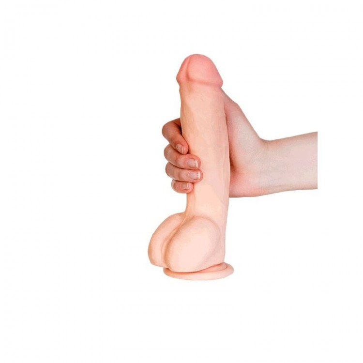 Телесный фаллоимитатор RealStick Elite DILDO Marc - 24 см.