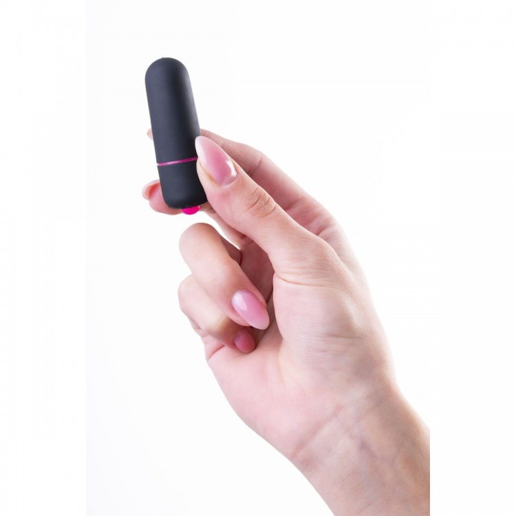 Черная вибропуля A-Toys Alli - 5,5 см.