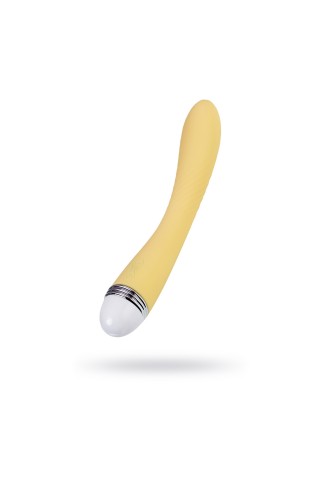 Желтый вибратор Calla - 22 см.