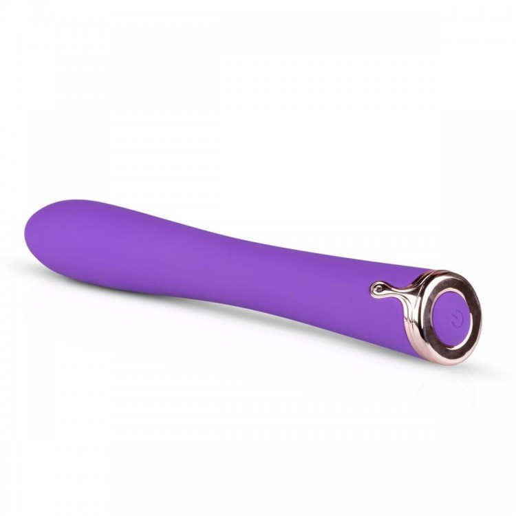 Фиолетовый вибратор The Duchess Thumping Vibrator - 20 см.