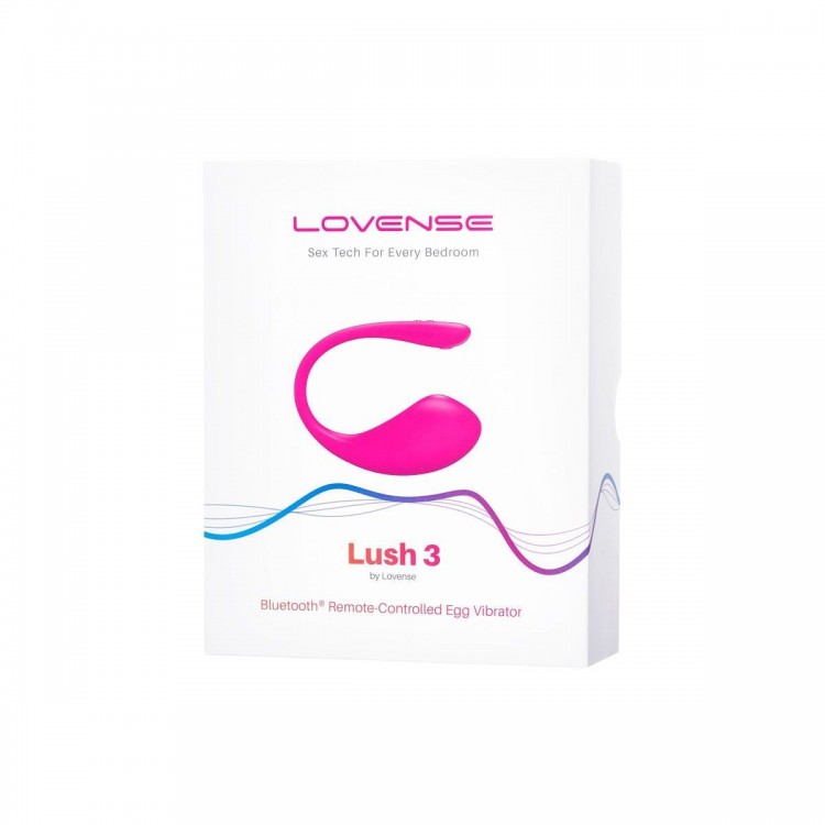 Розовое виброяйцо Lovense Lush 3