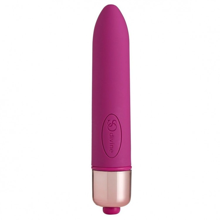 Ярко-розовая гладкая вибропуля Afternoon Delight Bullet Vibrator - 9 см.
