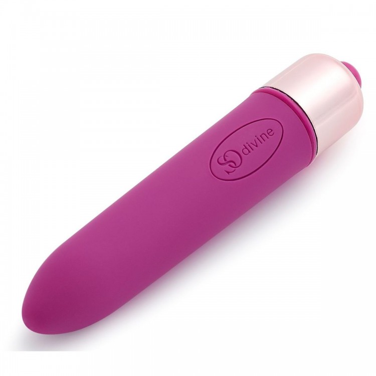 Ярко-розовая гладкая вибропуля Afternoon Delight Bullet Vibrator - 9 см.