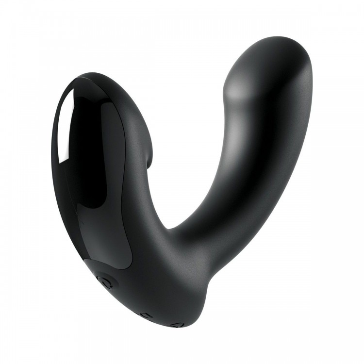 Черный вибромассажер простаты Ultimate Silicone P-Spot Massager Черный вибромассажер простаты Ultimate Silicone P-Spot Massager