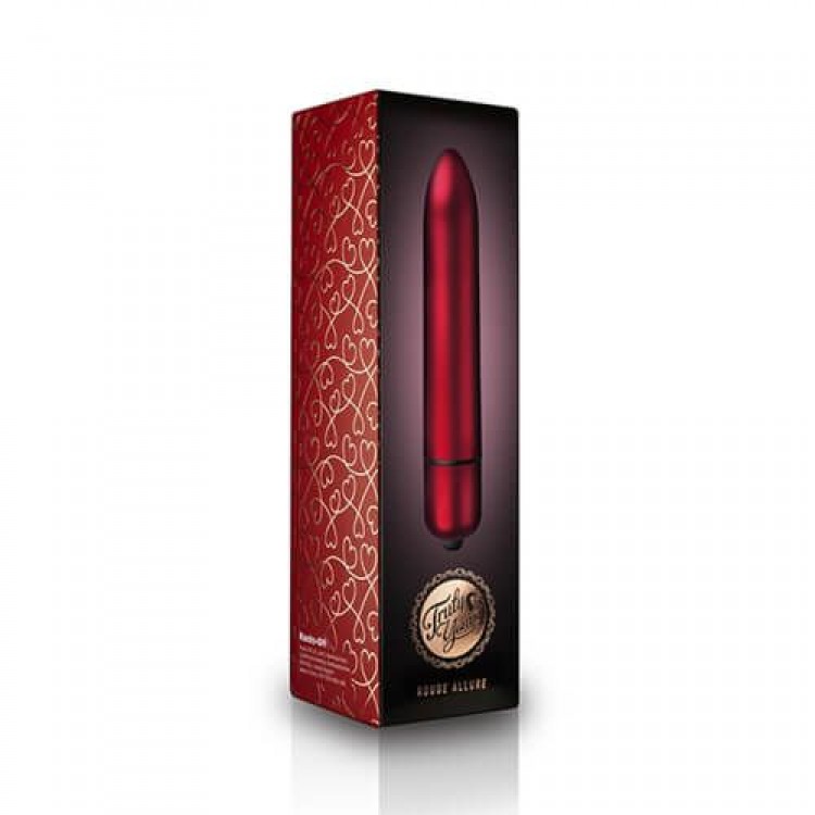 Красный мини-вибратор Rouge Allure - 16 см.