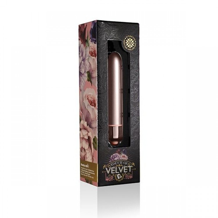 Розовая вибропуля Touch of Velvet - 9 см. Розовая вибропуля Touch of Velvet - 9 см.