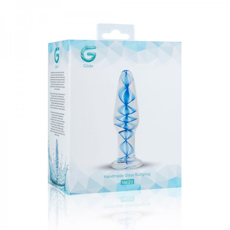 Прозрачная стеклянная пробка Glass Buttplug No.23 - 10,5 см. Прозрачная стеклянная пробка Glass Buttplug No.23 - 10,5 см.