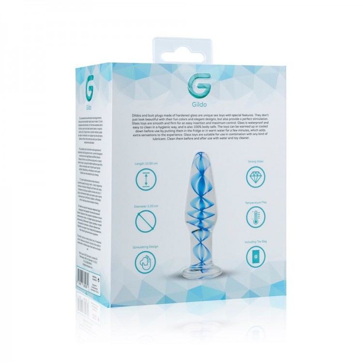 Прозрачная стеклянная пробка Glass Buttplug No.23 - 10,5 см. Прозрачная стеклянная пробка Glass Buttplug No.23 - 10,5 см.
