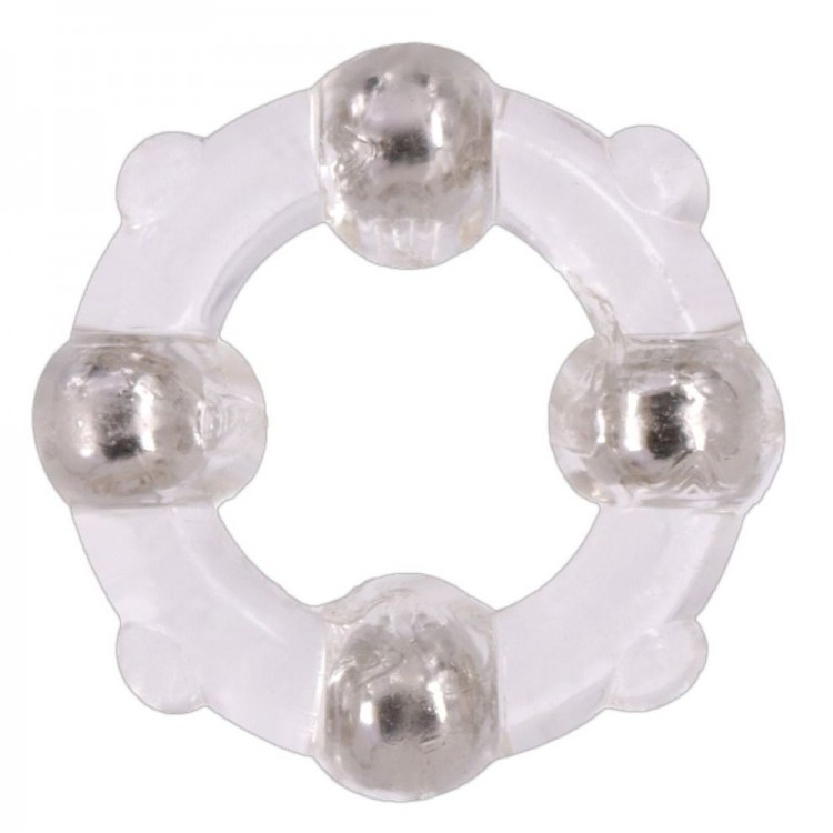 Эрекционное кольцо Stud Ring с бусинами