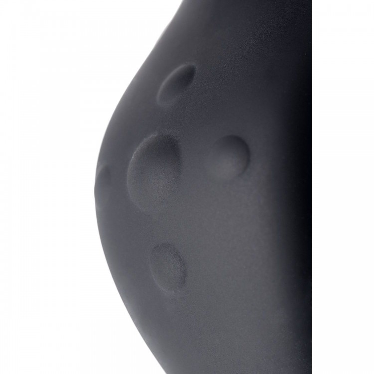 Чёрный изогнутый вибростимулятор простаты Erotist