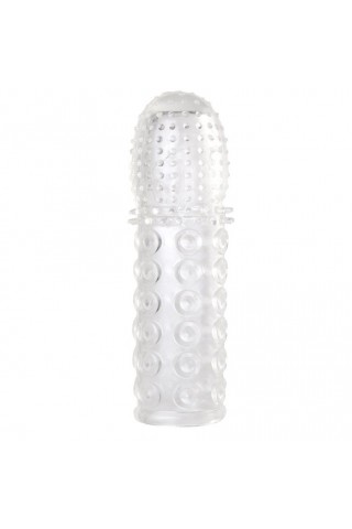 Прозрачная закрытая гелевая насадка - 13,5 см.