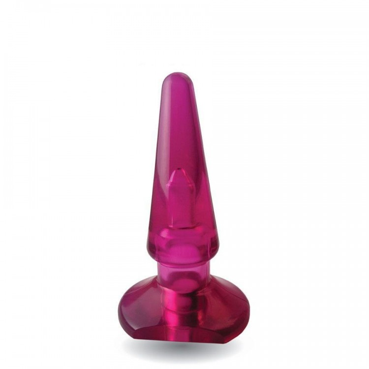 Фиолетовая анальная пробка ANAL STIMULATOR - 7,7 см.