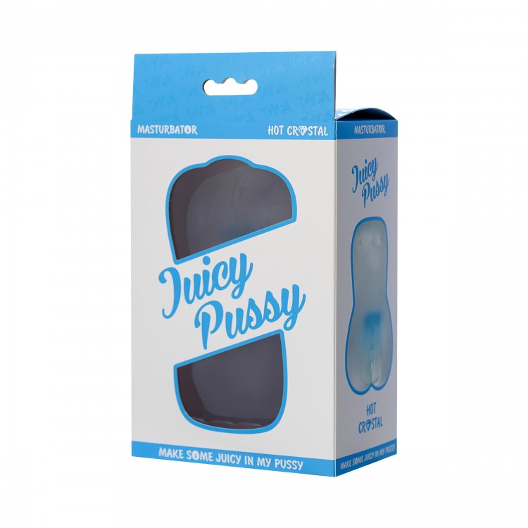 Прозрачный реалистичный мастурбатор Juicy Pussy Hot Crystal