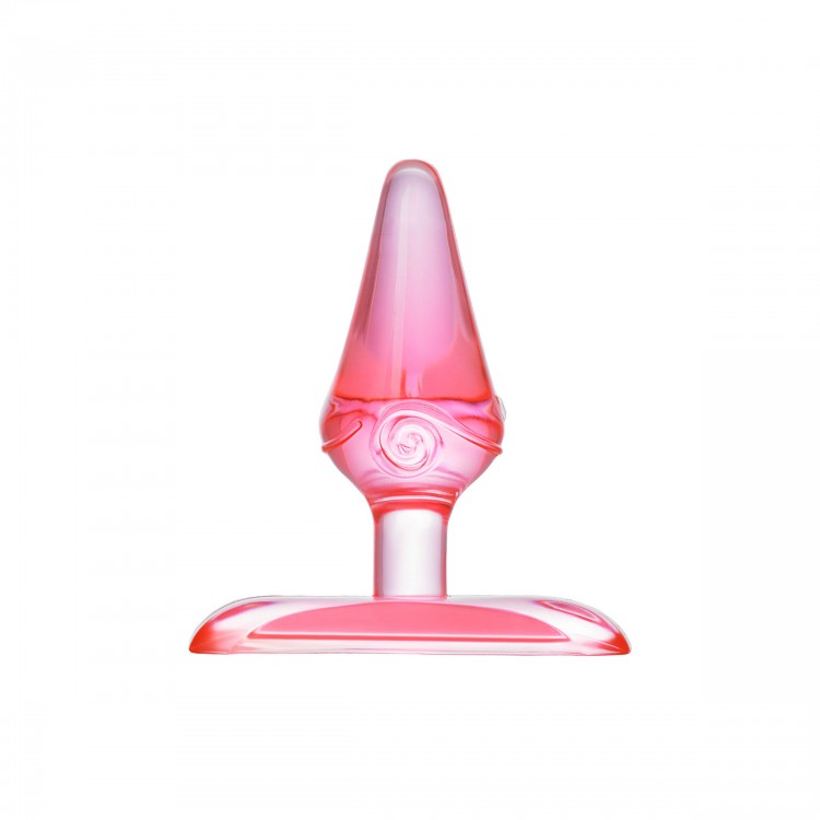 Красная анальная втулка с ограничителем - 6,5 см. Красная анальная втулка с ограничителем - 6,5 см.