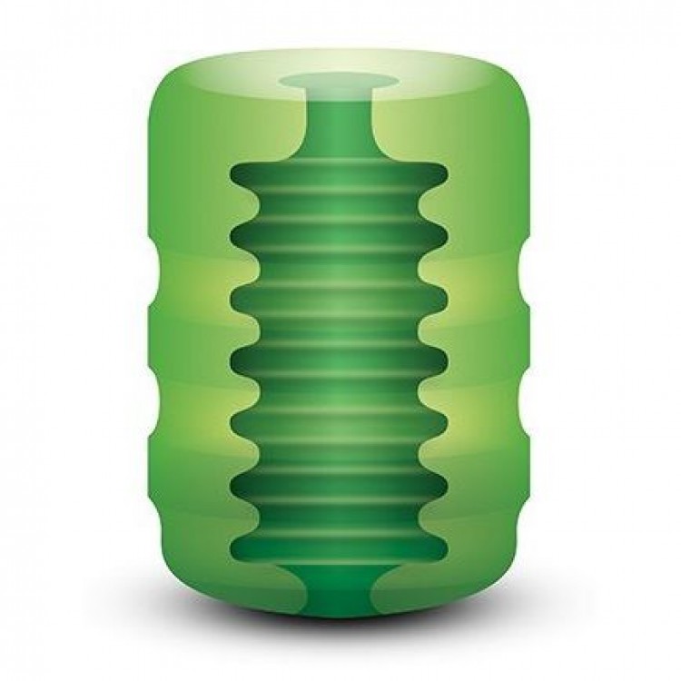 Зеленый портативный мастурбатор Zolo Original Pocket Stroker