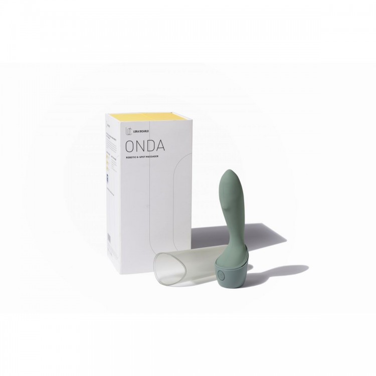 Зеленый стимулятор точки G Onda G-Spot Massager - 19,5 см.