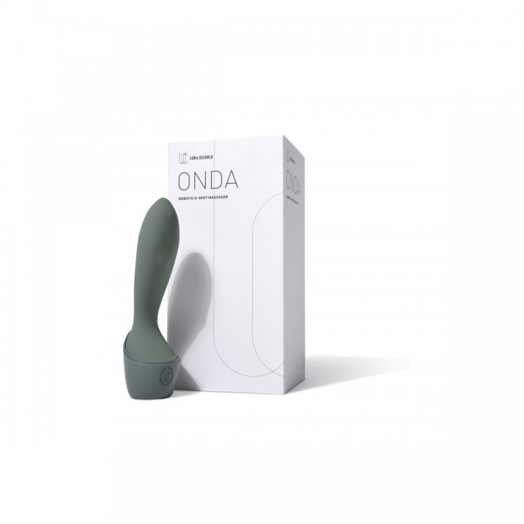 Зеленый стимулятор точки G Onda G-Spot Massager - 19,5 см.