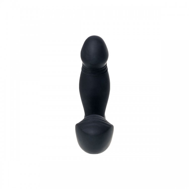 Черный стимулятор простаты PPPVIBE 9 W MOTOR - 12 см.