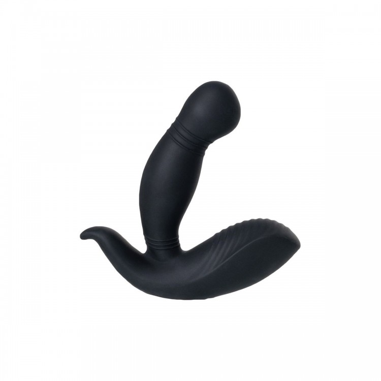 Черный стимулятор простаты PPPVIBE 9 W MOTOR - 12 см.