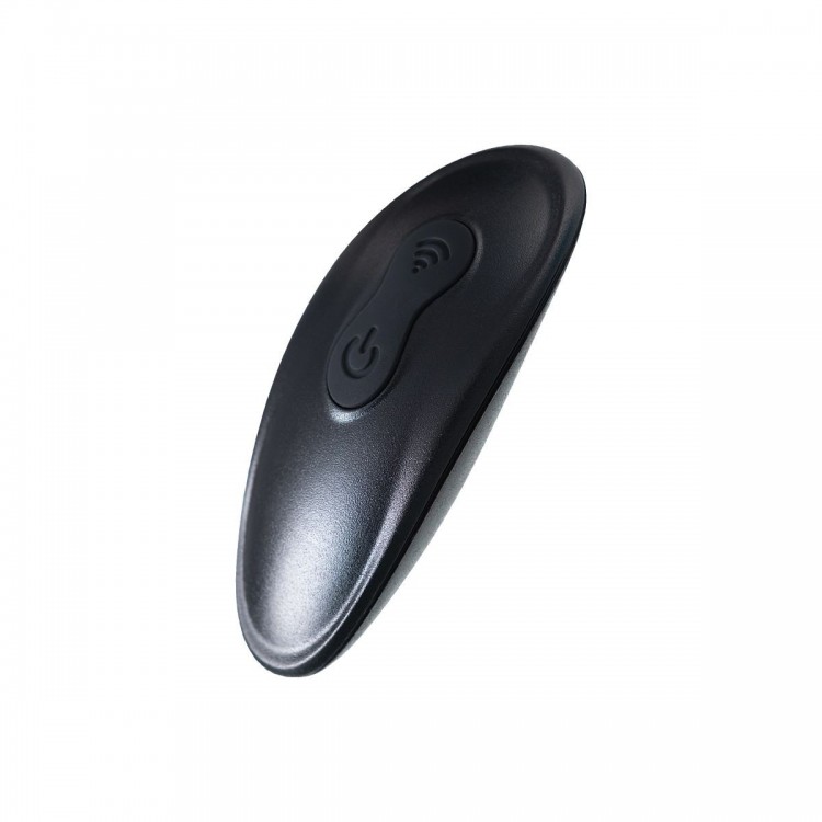 Черный стимулятор простаты PPPVIBE 9 W MOTOR - 12 см.