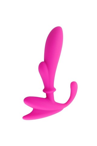 Розовый массажер простаты Anal Pleasure Beginers Prostate Stimulator - 14 см.