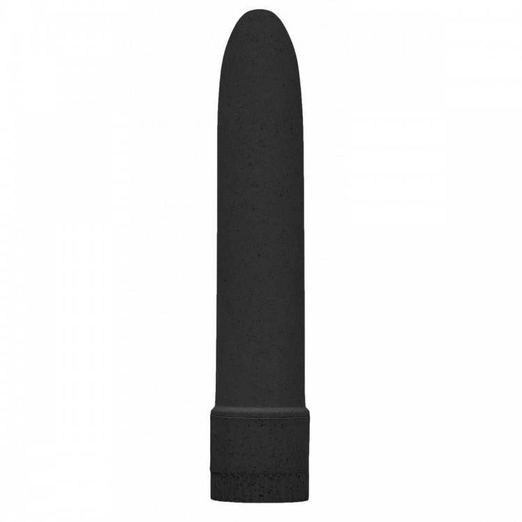 Черный вибратор 5.5" Vibrator Biodegradable - 14 см.