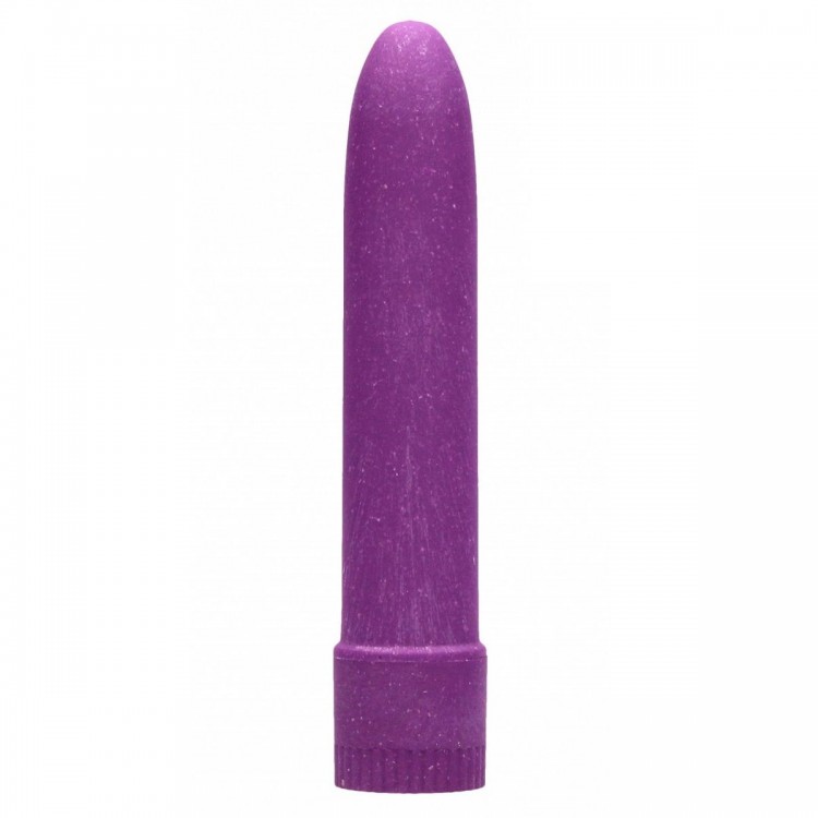 Фиолетовый вибратор 5.5 Vibrator Biodegradable - 14 см.