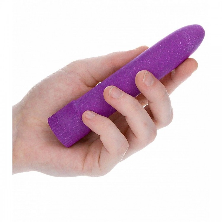 Фиолетовый вибратор 5.5 Vibrator Biodegradable - 14 см.