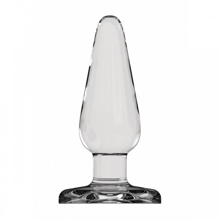 Стеклянная анальная пробка Butt Plug Basic 5 Inch - 12,7 см.